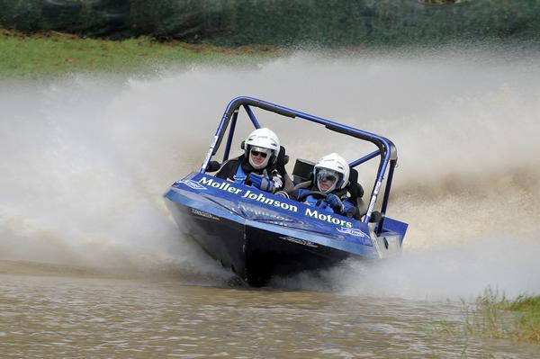 After initially leading, New Plymouth's Graeme and Scott Jones are seeking to reverse their second placed Jetpro Lites category position at this weekend's third round being held at Meremere on Sunday 27 February